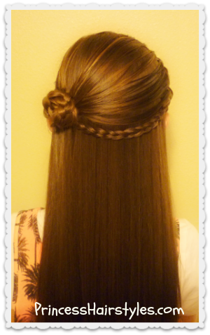 Feathered hot sale up hair
